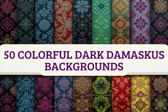 50 Colorful Dark Damaskus Backgrounds: A Modern Twist on Timeless Elegance