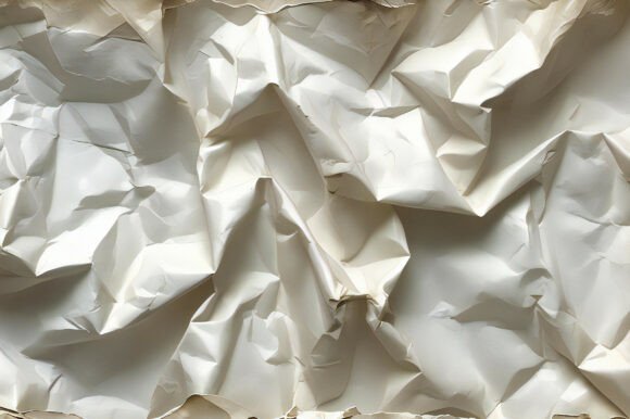 A Close Up of a Crumpled Paper Texture: Elevating Creative Projects with Authentic Visuals