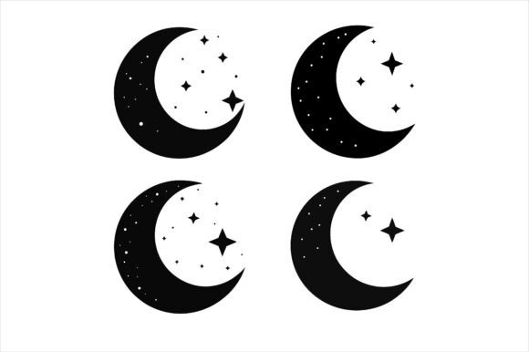 Crescent Moon and Stars Icon Bundle: A Strategic Design Asset for Modern Creatives