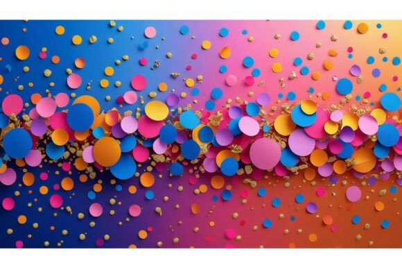 Enhance Your Creative Projects with a Colorful Confetti Background