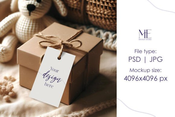 Gift Tag Mockup, Baby Shower Tag Mockup: A Practical Tool for Creative Workflows