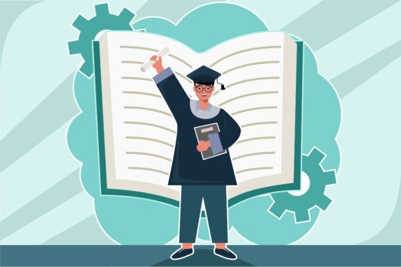 Graduate People Celebrate Illustration: A Strategic Visual Tool for Creative Projects
