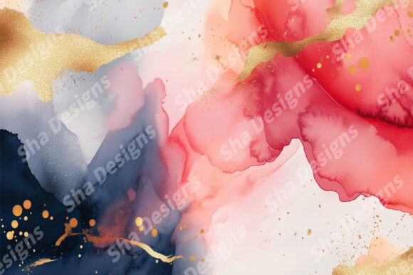 Pink Abstract Alcohol Ink Painting: A Versatile Art for Creative Projects