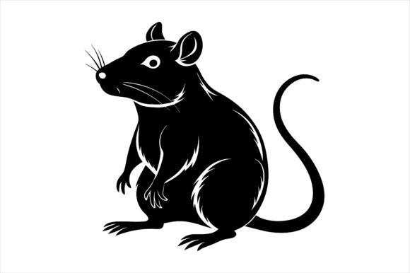 Rat Silhouette Rat Icon Bundle
